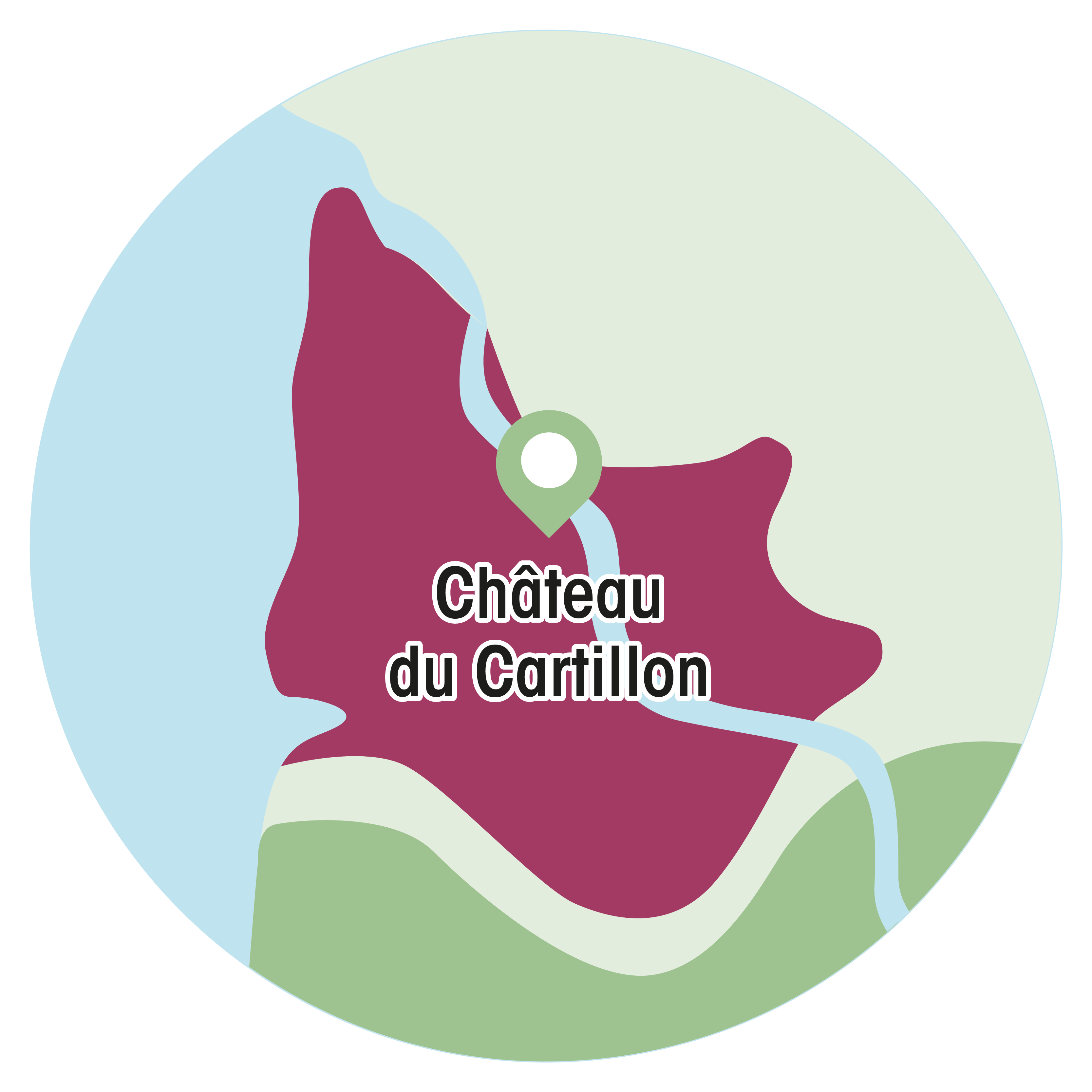 LOCALISATION château Belgrave
